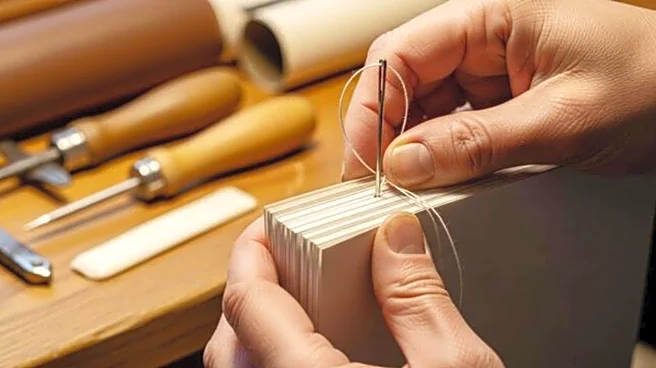 How to use bark thread in bookbinding