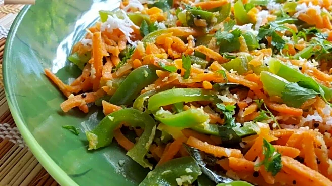 How to combine carrots with capsicum