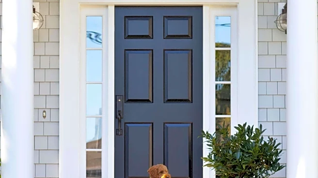 Amp up your door frames by using dual-tone colors