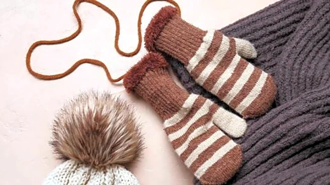 Keep your hands warm with fleece-lined mittens