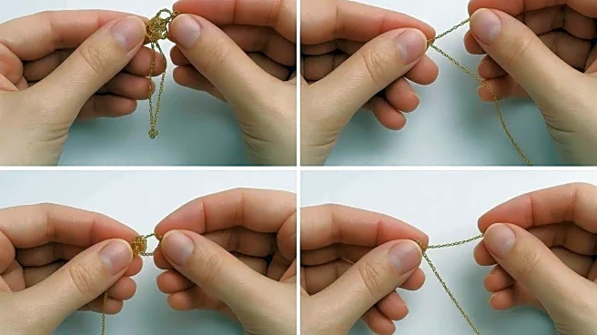 Untangling jewelry chains is a meditative practice