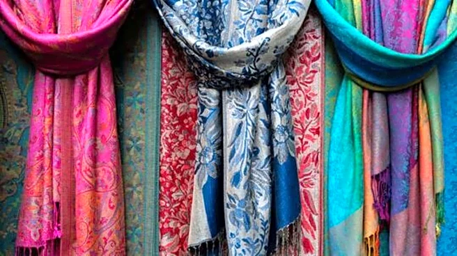 These indigo-dyed wraps are effortlessly stylish!