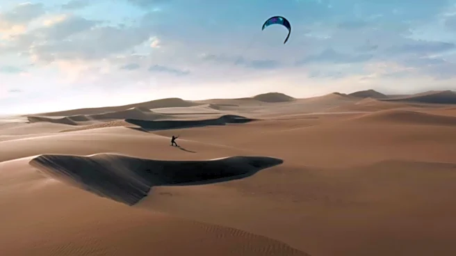 Where to experience sand kiting in Africa