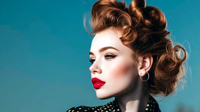 Want a vintage hairstyle? Try victory rolls