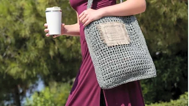 Upgrade your winter style with woven tote bags