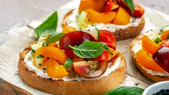 Quick and tasty: Roasted bell pepper bruschetta