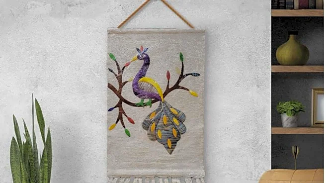 Add traditional craftsmanship with these woven wall art pieces