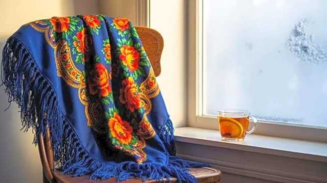 Wrap up in style with jacquard shawls