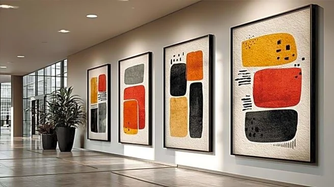 How to make colorful fabric wall art