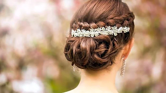 Give your hairstyle an elegant touch with floral braids