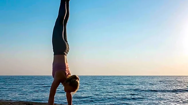 Want to improve your core strength? Try handstand