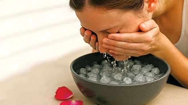 Use ice cubes to soothe sunburn