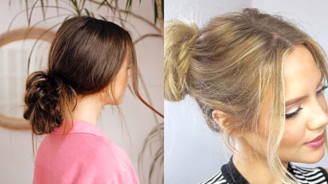 For a sophisticated look, try these bun hairstyles