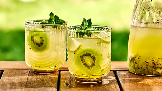 Add zest to your summer drinks with kiwi-ginger