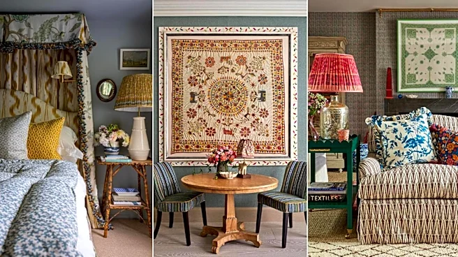 Add a bohemian touch to your home with vintage textiles