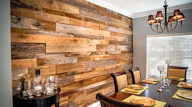 Add a rustic charm to your space with reclaimed wood