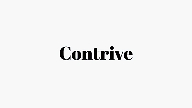 Word of the Day: Contrive