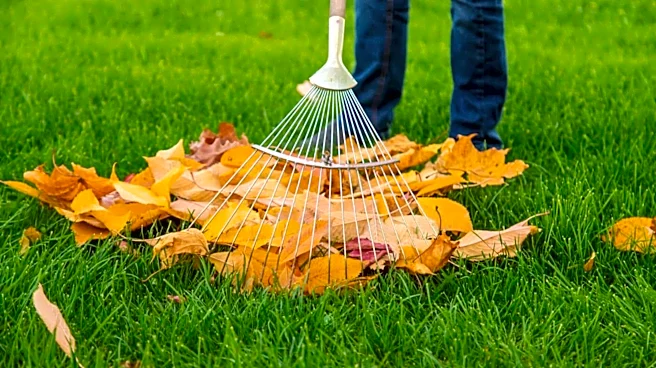Raking leaves is actually good for your health