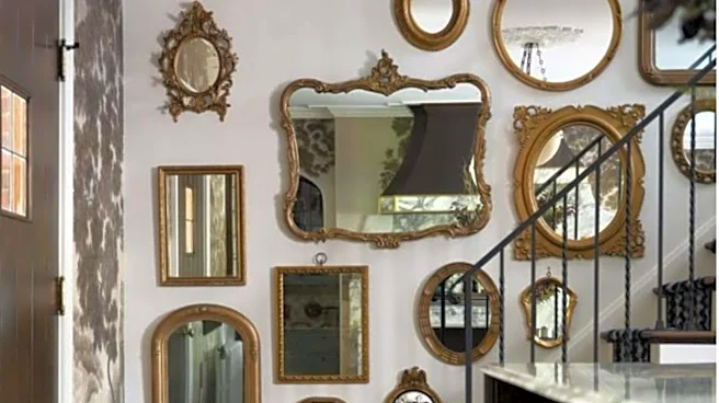 Add sophistication to your space with vintage mirrors