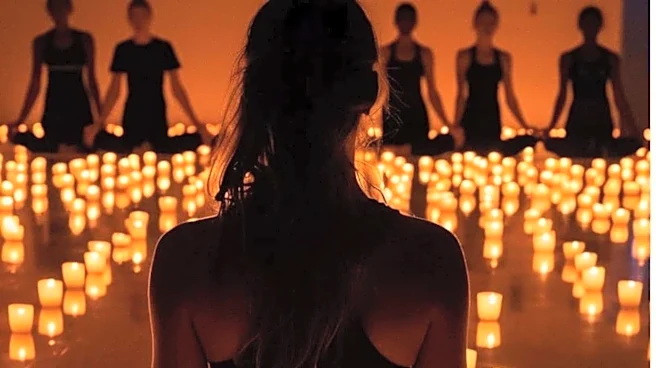 Practice candlelight meditation daily to reduce stress