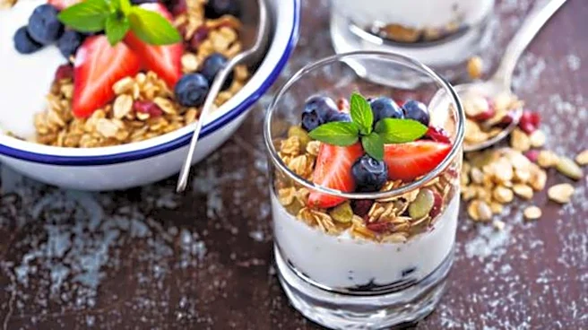5-minute pineapple mint yogurt parfait recipe