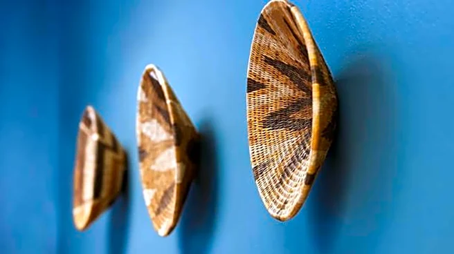 How to make raffia wall art at home