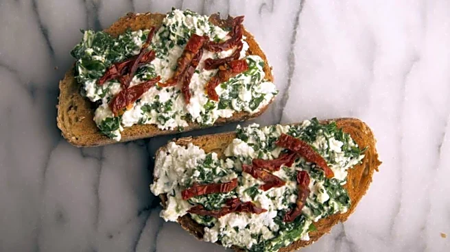 5-minute recipe: Ricotta and spinach toast