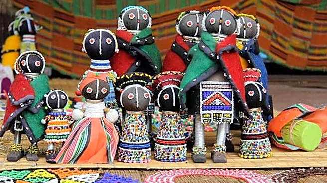 How to make African dolls at home