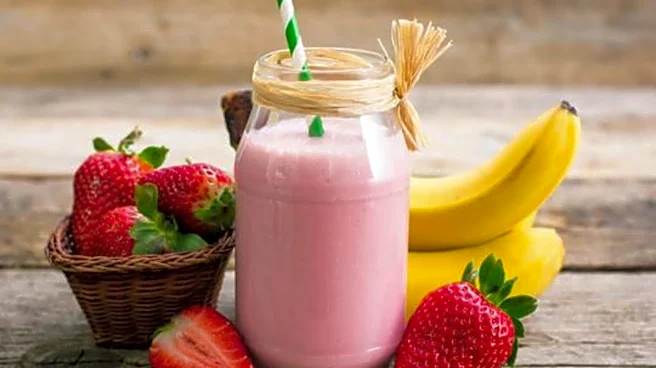 This banana smoothie is perfect for busy mornings