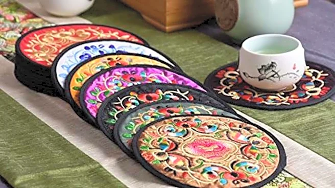 How to create fabric coasters at home