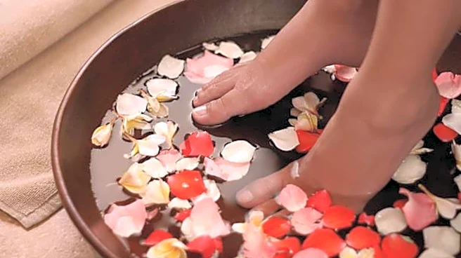 Pamper your feet with a soothing hibiscus soak