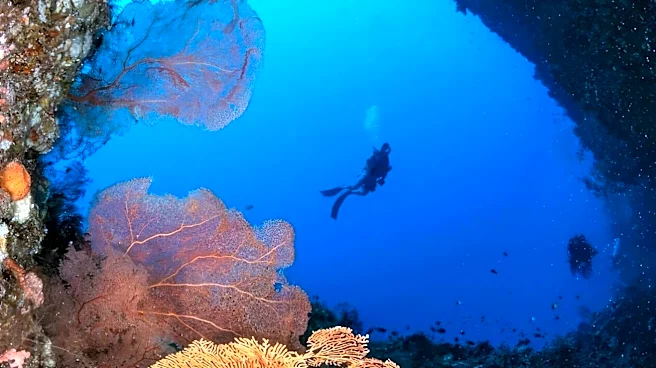 Palau's, a Pacific Island nation, underwater caves are mesmerizing