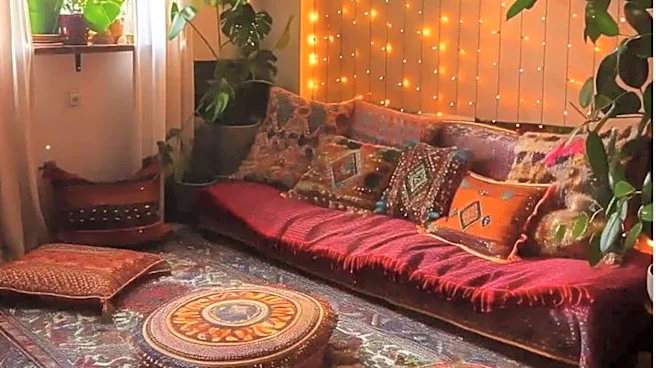 How to create a yoga space (on a budget)