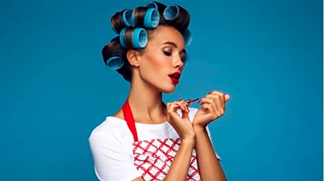 Want retro glam hair? Try vintage curls