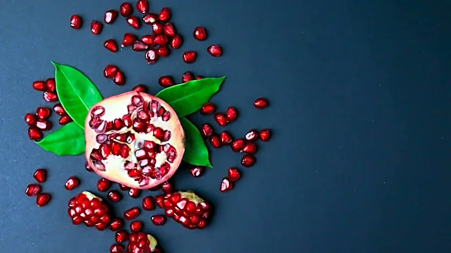 Fresh summer salad with pomegranate and fennel