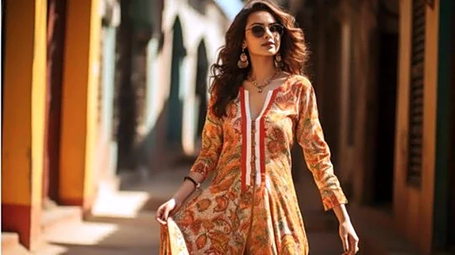 Ace your office look with fusion kurtis