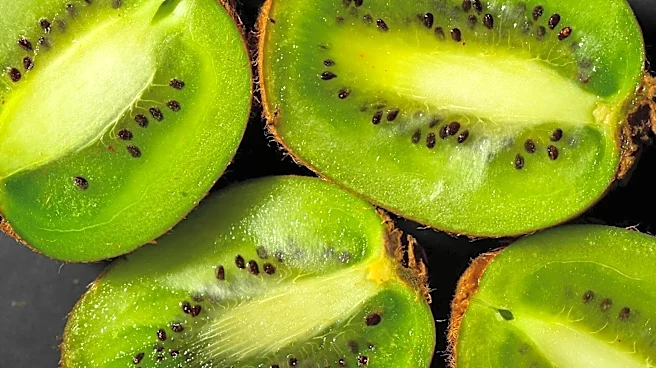 Healthy fruit salad with kiwi and figs