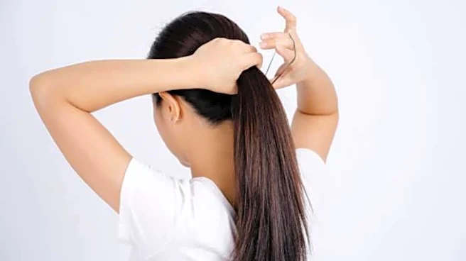 Secret to instant volume? It is textured ponytails