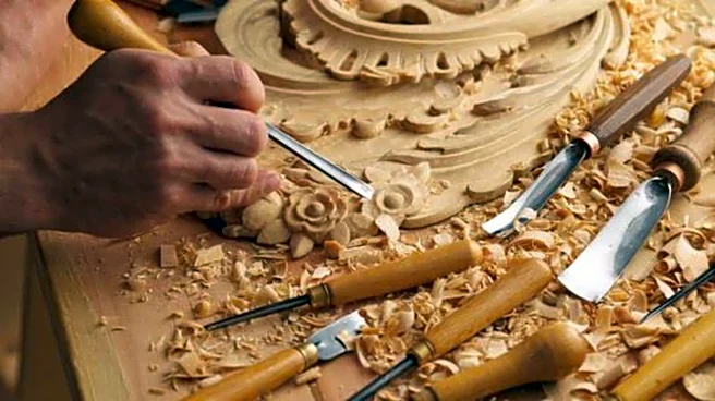 How artisans carve wood into timeless sculptures
