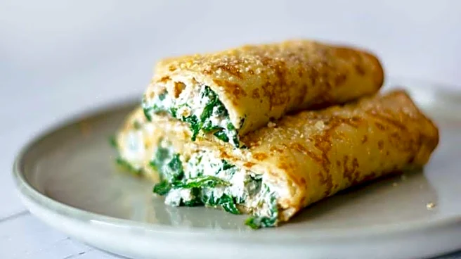 Quick and tasty: Spinach ricotta wraps