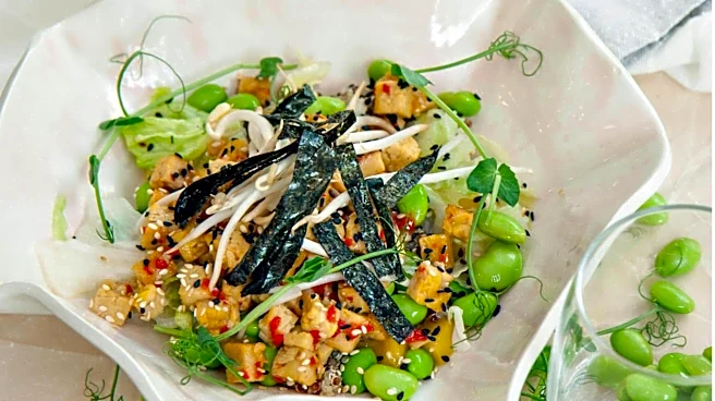 Quinoa and edamame make the perfect healthy meal