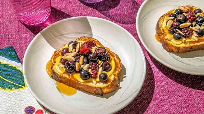 Crunchy and wholesome: Blueberry almond toast