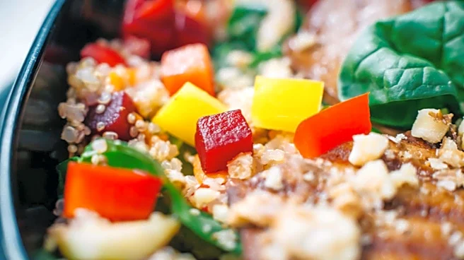 Mango quinoa salad that's light and healthy