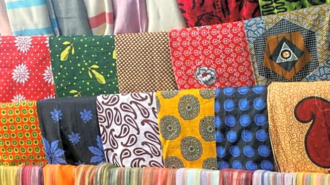 What is khanga textile art?
