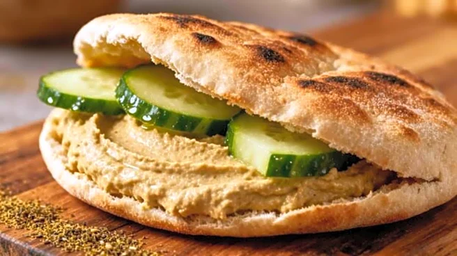 Quick and tasty: Flatbread with nut butter