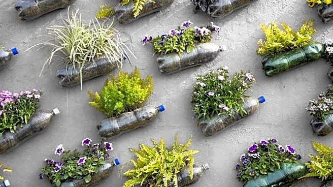 How to reuse plastic in home decor