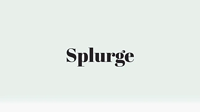 Word of the Day: Splurge
