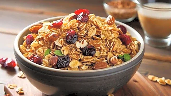 Quick fix: Muesli cup with toasted almonds