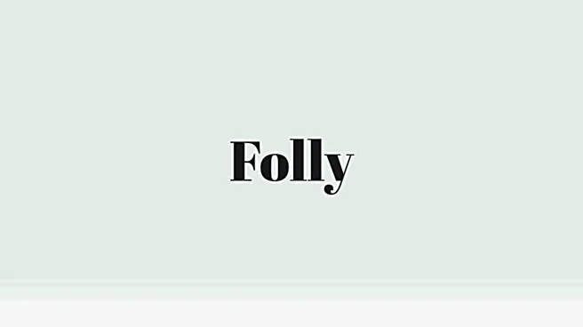 Word of the Day: Folly