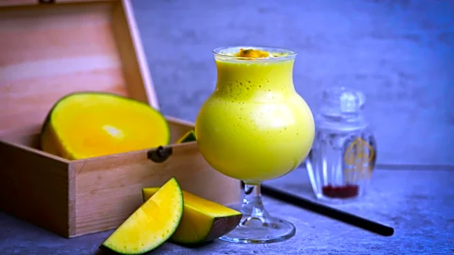 Give your mango smoothie a fresh twist with basil